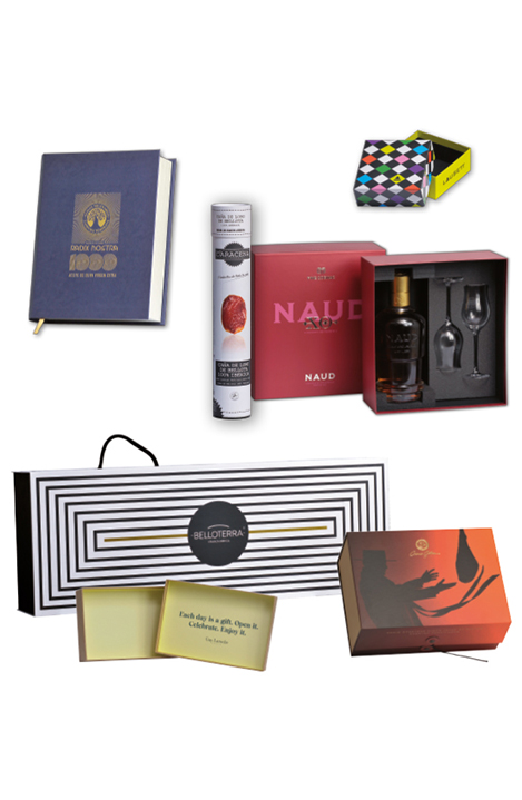 Estuches y cajas forradas